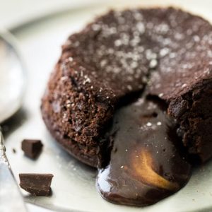 Postre de chocolate